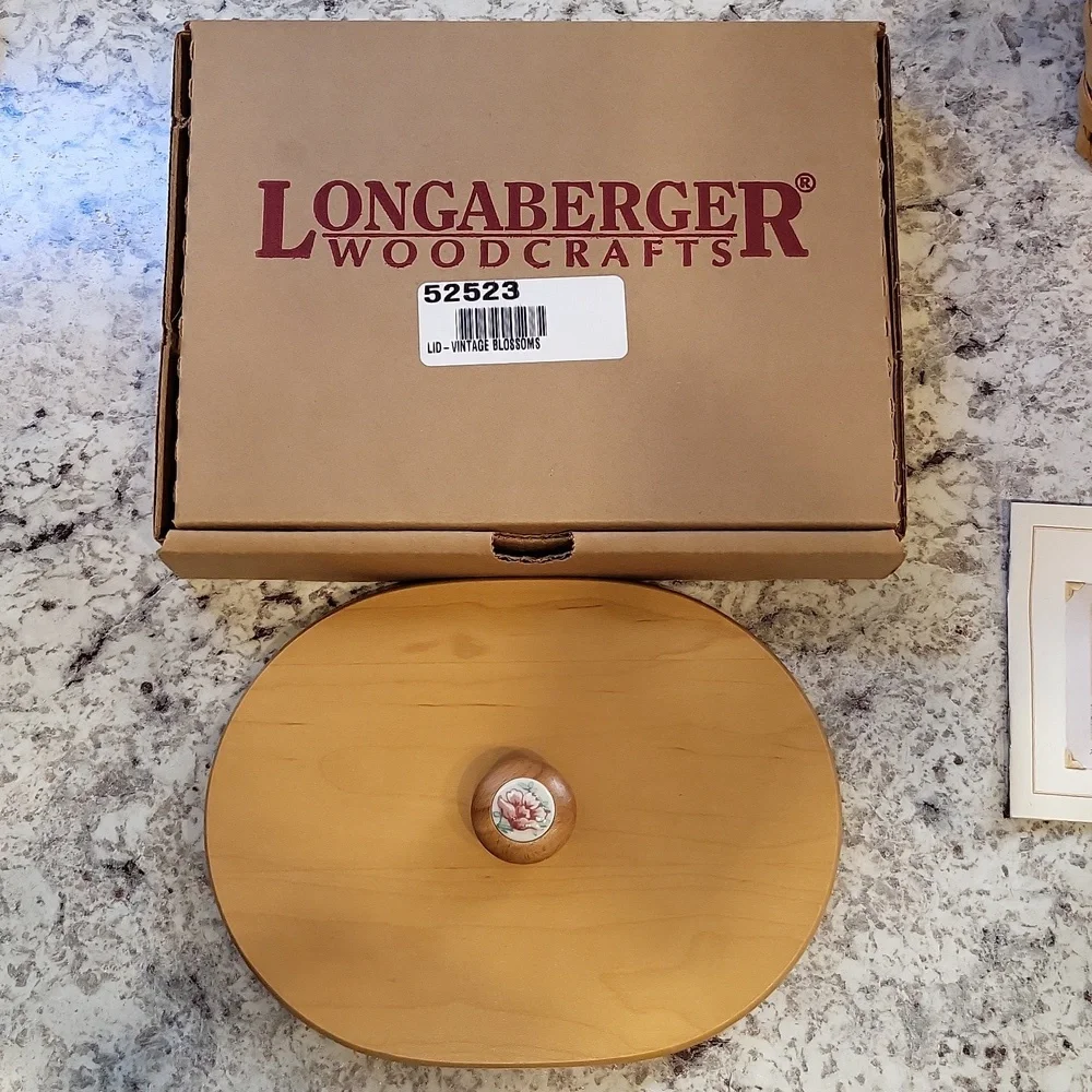 Longaberger Vintage Blossoms Basket Accessories